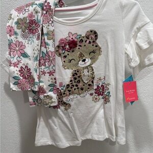 Isaac Mizrahi Kids Floral Embroidered Top